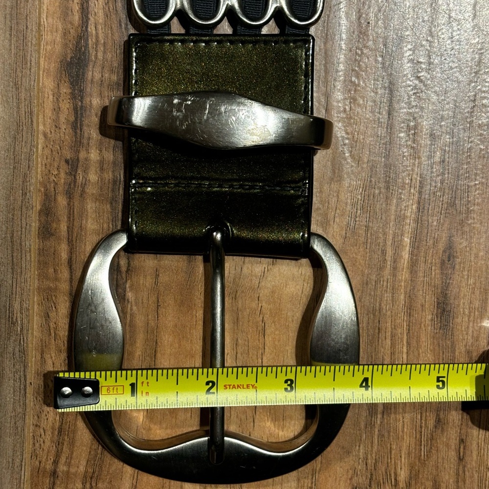 Suzi Roher Black and Silver Belt - Picture 10 of 12